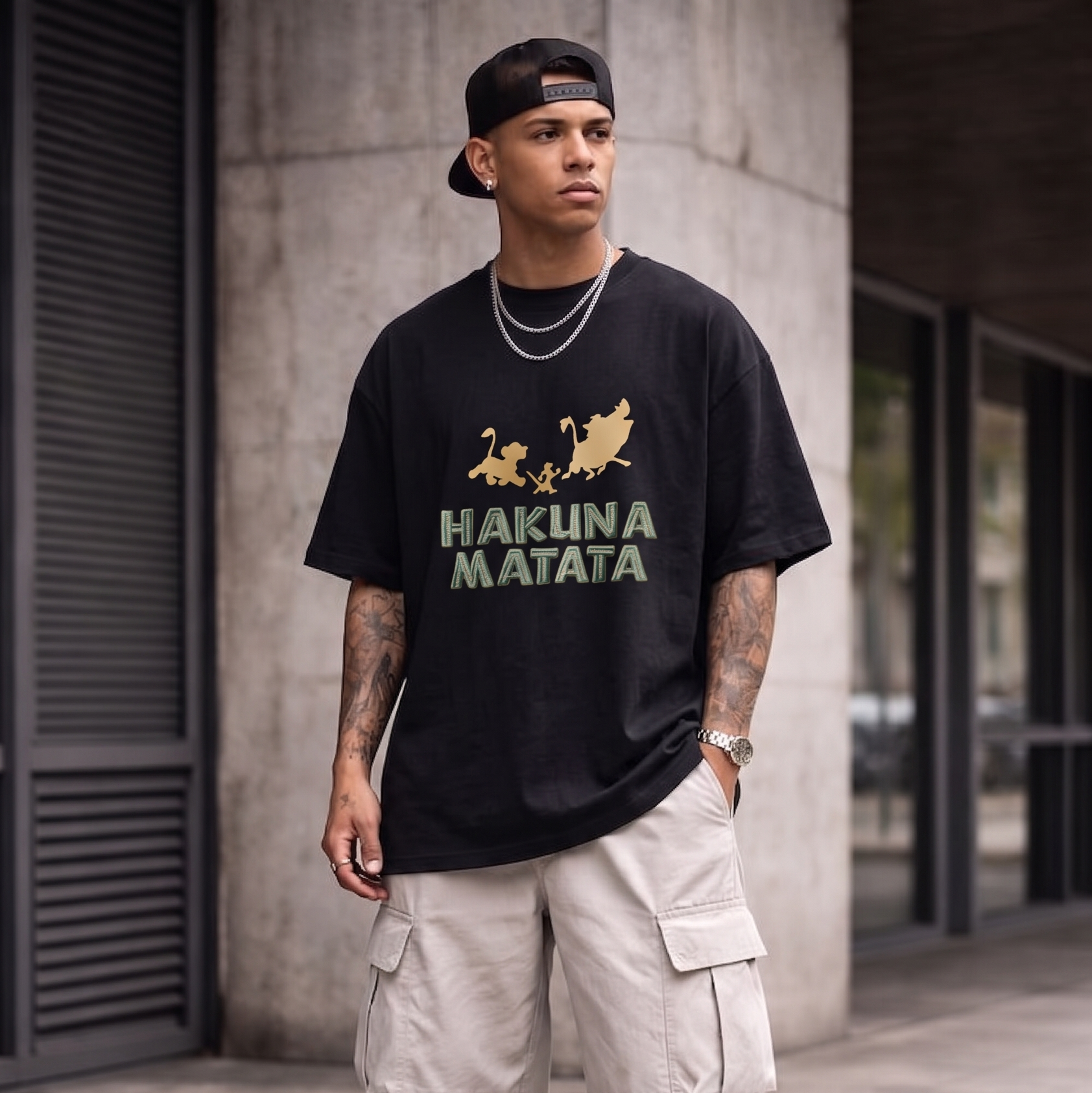 Hakuna Matata Oversized  T-Shirt